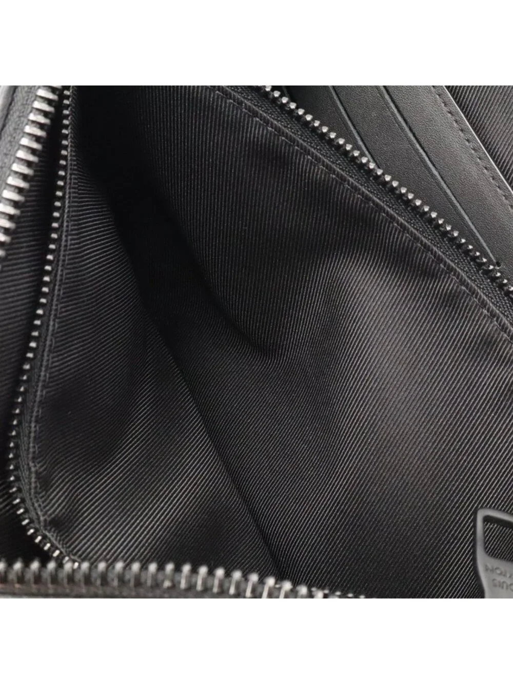Louis Vuitton Monogram Taurillon Soft Trunk Clutch Black